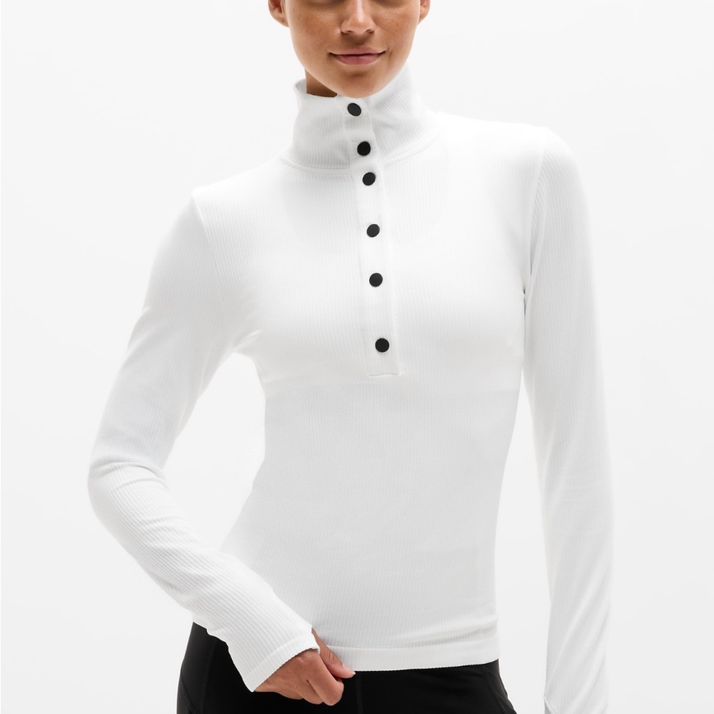 Athleta Long-Sleeve Henley-small
